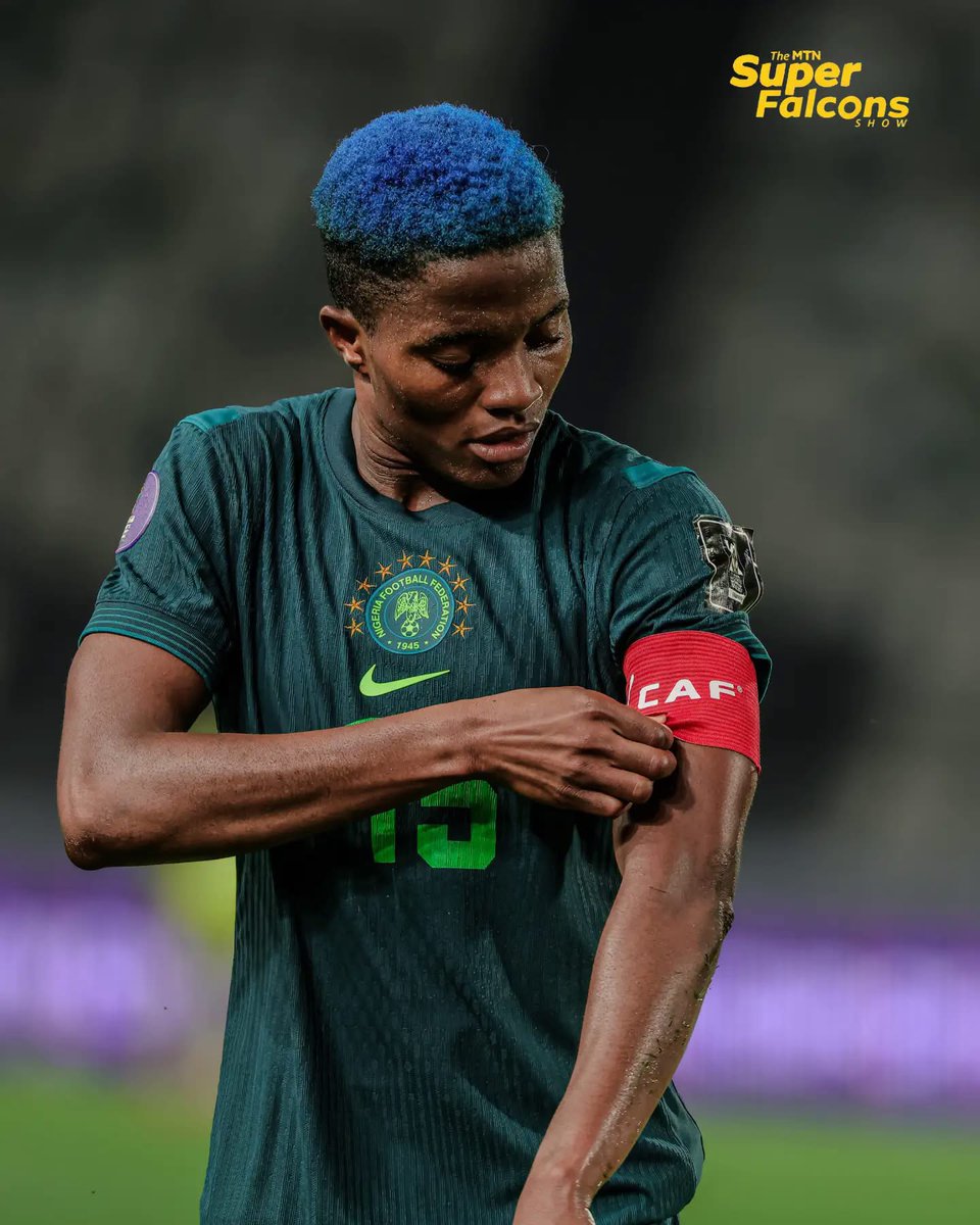 ETMediaNG's tweet photo. Captain Ajibade

She let Oshoala take the first penalty. She trusted Christie Ucheibe with the second. Then, with the pressure at its highest, she stepped up and buried the decisive spot-kick.

Since the start of this #WAFCON2026, Ajibade has played every single minute. Midfielder. False 9. Winger. Whatever the team needed, she delivered.

She also turned up in Nigeria’s biggest group-stage game against Zambia.

Take your flowers, Captain Rasheedat Ajibade. What a leader.