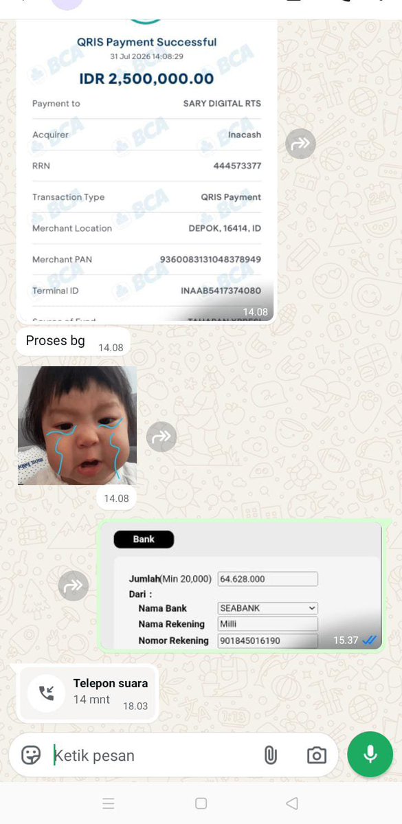 bang_l261's tweet photo. yuk yg mau dibantu joki pinjol biar terbebas dari jeratan pinjol lgsg DM aja
#zonauangㅤ #zonajajan #pinpri #pinjamanpribadi https://t.co/INBZRnRqE3