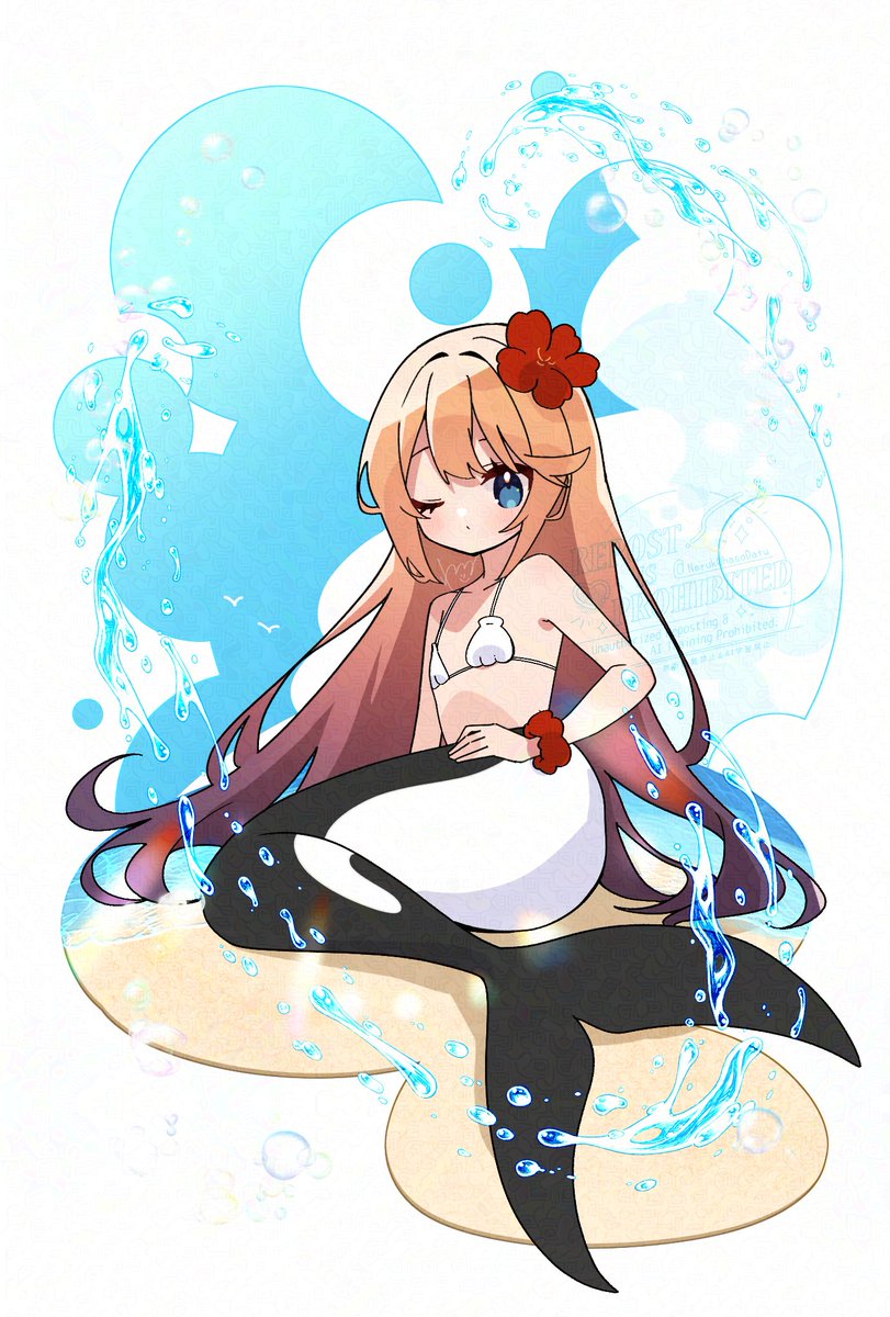 Neruk0hasoDatu's tweet photo. シエルちゃん🧜‍♀️🌺
#oc https://t.co/SezMBAQZPe
