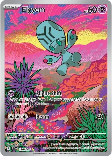 Berishajbran's tweet photo. @grazer_razor @PokeDailyPost beheeyem is whatever but elgyem is legit amazing https://t.co/KLzkw009Us