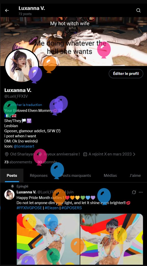 LuxV_FFXIV's tweet photo. Birthday Girl 🎂💋❤️
#FFXIVGPOSE|#GPOSERSLEWD | #Elezen https://t.co/y7th7YlLiZ