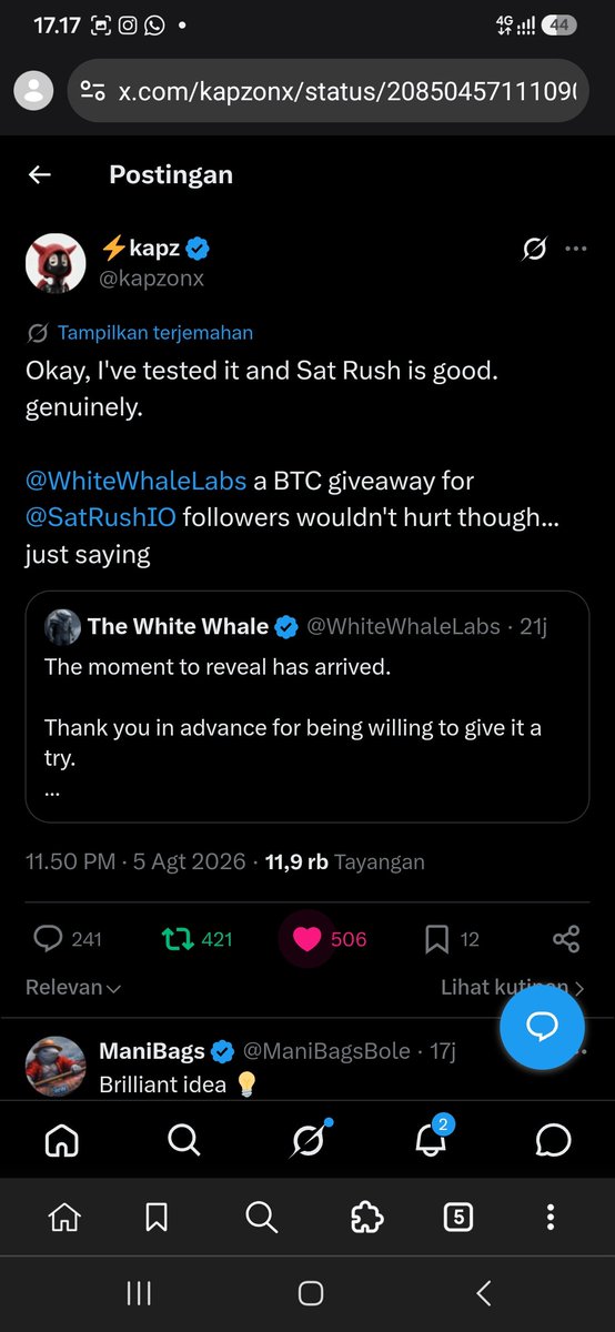 reilafab's tweet photo. @WhiteWhaleLabs @satrush done! may I win https://t.co/Dc7UvzzI2N