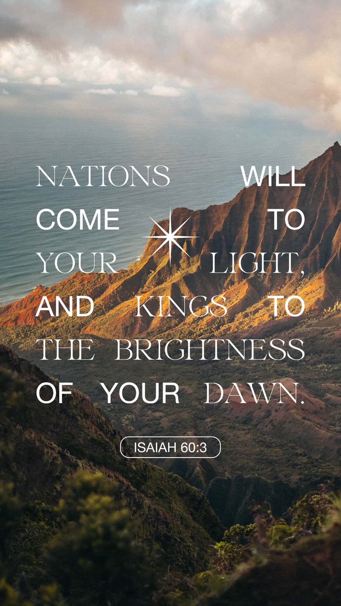 daniellecolt's tweet photo. “And the Gentiles shall come to thy light, and kings to the brightness of thy rising.”
Isaiah 60:3 KJV https://t.co/7Wha2bJWbR