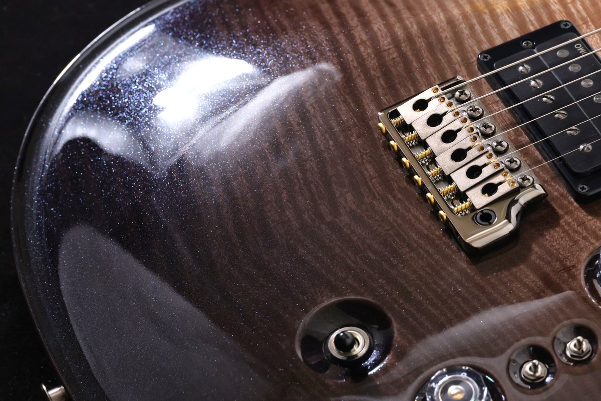 ishibashichamz's tweet photo. 【#PRSフロア】
Custom 24-08 10Top Ltd DMO Pickups Sprayer's Choiceが入荷🔥

フェードカラー+ラメフィニッシュの唯一無二のルックスの1本！
ぜひこの機会にご検討くださいませ！

#GETITPRS #PRS https://t.co/gvay4whd7B