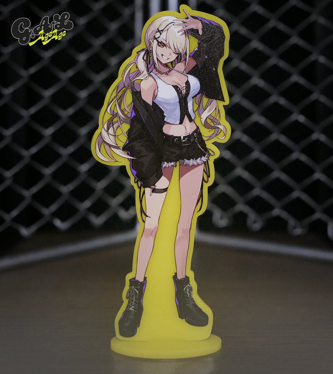 POKImari02's tweet photo. #C108 2026.08.15-Sat
東7ホール "A"-05a / POKIZM

夏コミで頒布するアクスタのサンプルです！
レモンイエローが映えてめちゃめちゃかっこいい⚡️ https://t.co/opFeofQi7l