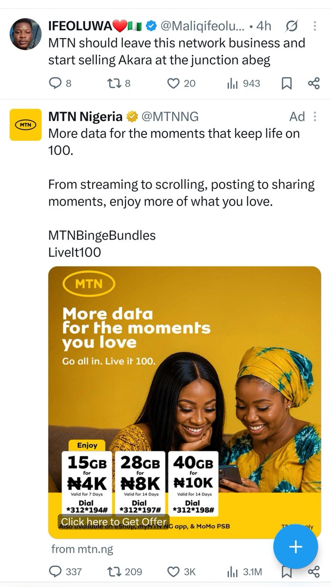 jerryin8k's tweet photo. The audacity of targeted ads on this app. 💀😄 https://t.co/0QB2sp0Adr