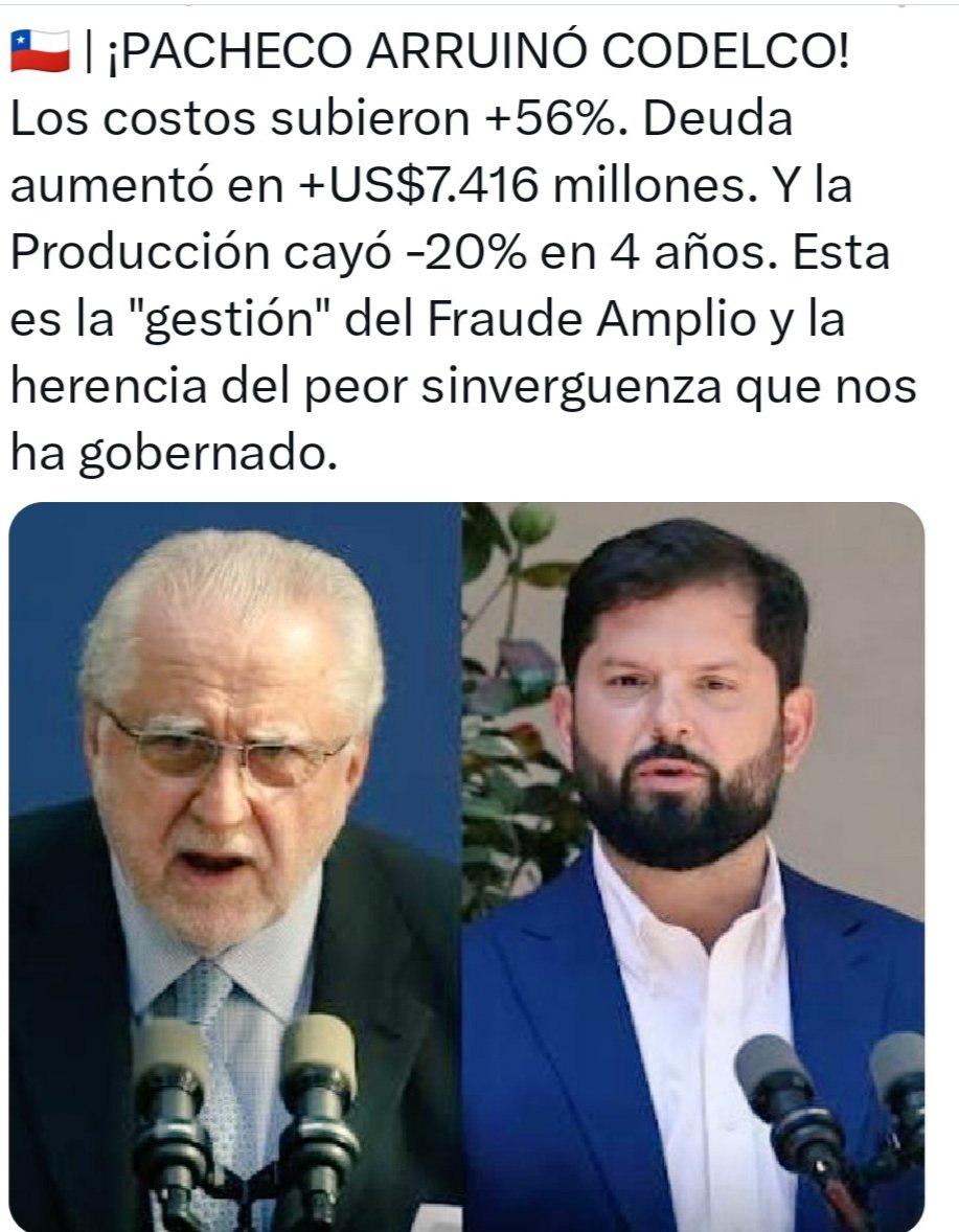 MariaCe85243811's tweet photo. @elfrente_amplio USTEDES FRENTE AMPLISTA JUNTO A SU GOBIERNO COMUNISTA DE BORIC DEJARON UN PAIS EN LA RUINA Y SOBRE TODO LOS MAS QUE SUFRIERON FUERON LOS ADULTOS MAYORES QUE LE ROBARON SU PENSIÓN Y SU SALUD https://t.co/fgcKrUuvra