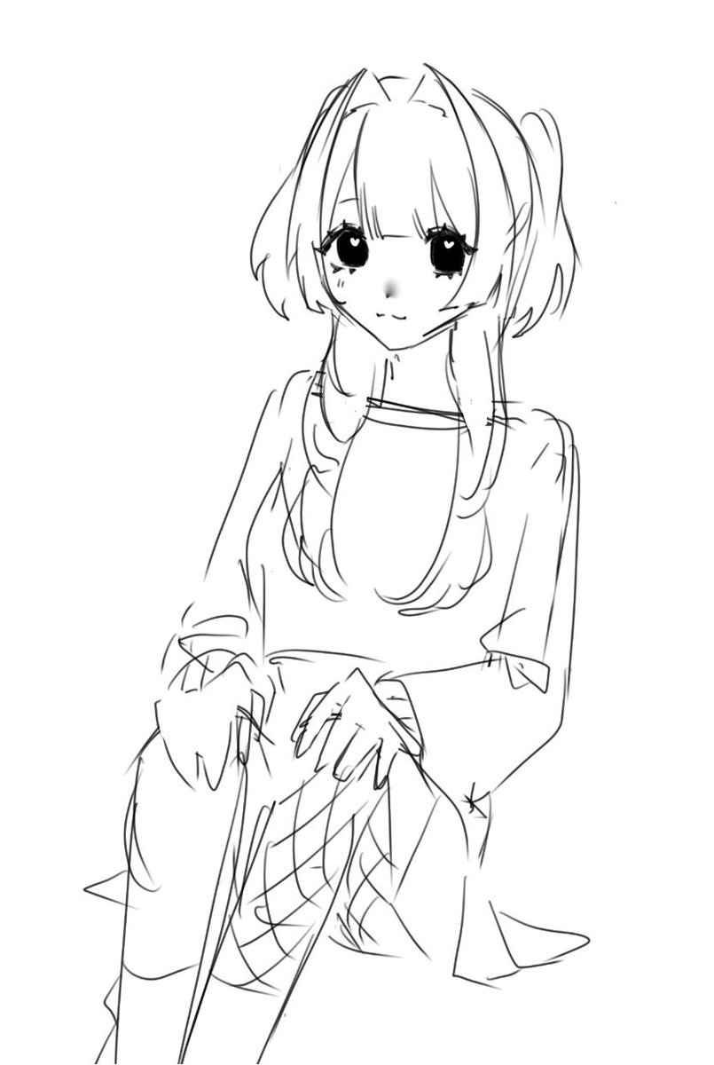 vx_10zl's tweet photo. 座ってる人が描きたいな の絵 https://t.co/AwIPYuig9B