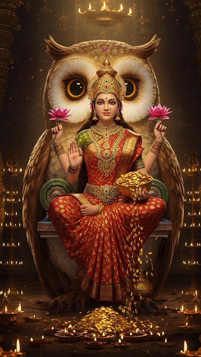 immortaldharma's tweet photo. Maa Lakshmi brings peace along with prosperity. https://t.co/fbOreW8a0u