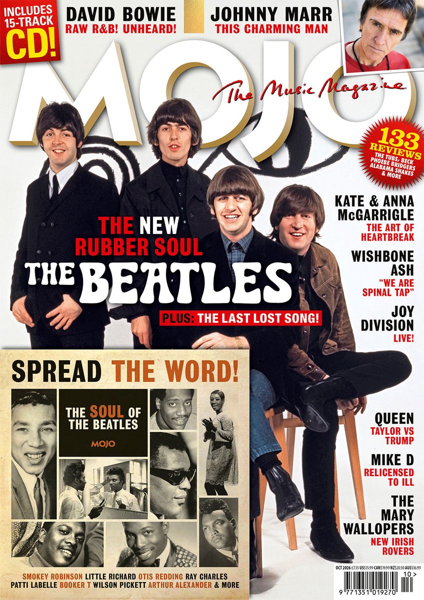 MOJOmagazine's tweet photo. The Beatles And More In The New MOJO!

In the latest issue we take an exclusive look inside the new, expanded Rubber Soul, dig into the story behind @thebeatles’ first masterpiece, and reveal all about newly unearthed, long-lost Beatles song! 

ORDER NOW: https://t.co/H3rBdvsq4q https://t.co/4ECjIes0V7