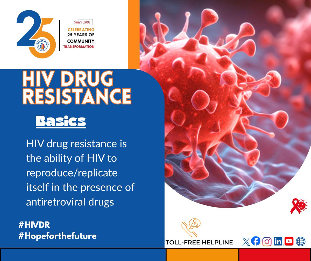 Reachoutmbuya's tweet photo. @MinofHealthUG @makula_99 @paul_opus @MarthaNamuddu2 @Geraldkato24 @Kazibwemich @Dr_Lwembawo Do you know about HIV Drug Resistance? Here are some basics.
#HIVDR #ROMTrainings #Hopeforthefuture
@Dr_R_Stranger @makula_99 @KawempeCare @mujhu_care_ltd @Dr_Lwembawo @mathew_kwizera @IDIMakerere https://t.co/8C561q8iOb