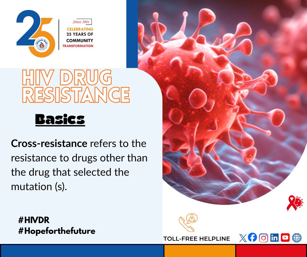 Reachoutmbuya's tweet photo. @MinofHealthUG @makula_99 @paul_opus @MarthaNamuddu2 @Geraldkato24 @Kazibwemich @Dr_Lwembawo Do you know about HIV Drug Resistance? Here are some basics.
#HIVDR #ROMTrainings #Hopeforthefuture
@Dr_R_Stranger @makula_99 @KawempeCare @mujhu_care_ltd @Dr_Lwembawo @mathew_kwizera @IDIMakerere https://t.co/8C561q8iOb