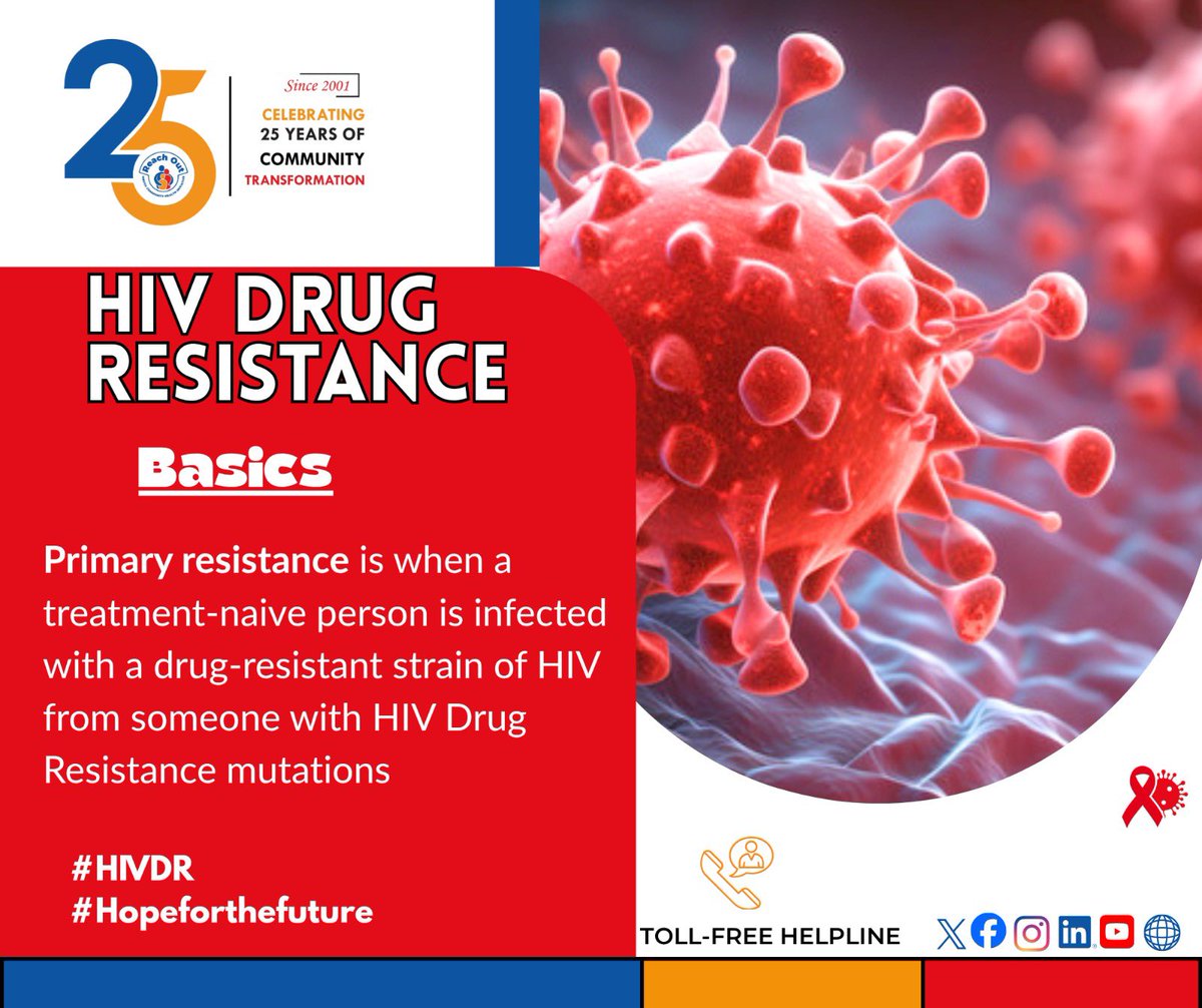 Reachoutmbuya's tweet photo. @MinofHealthUG @makula_99 @paul_opus @MarthaNamuddu2 @Geraldkato24 @Kazibwemich @Dr_Lwembawo Do you know about HIV Drug Resistance? Here are some basics.
#HIVDR #ROMTrainings #Hopeforthefuture
@Dr_R_Stranger @makula_99 @KawempeCare @mujhu_care_ltd @Dr_Lwembawo @mathew_kwizera @IDIMakerere https://t.co/8C561q8iOb