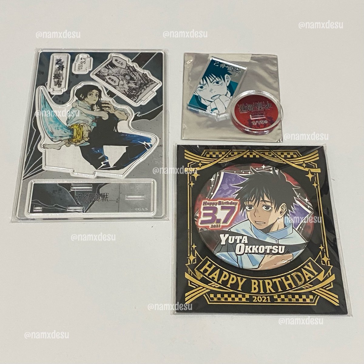 9mxchx's tweet photo. ⋆.˚⊹⁺ wts / พร้อมส่ง 𓈒 ˖ ࣪ 𝜗𝜚
วันเกิด standy ยูตะ

- สแตนดี้ ยูตะ 150 ฿
- สแตนดี้ ยูตะ วันเกิด 250 ฿
- เข็มกลัด ยูตะ 150 ฿
💖 ราคารวมส่งแล้วนะคับ 📦

สนใจทักสอบถามเพิ่มเติมได้เลยคับบ
#ตลาดนัดจจส #ตลาดนัดjjk #ตลาดนัดมหาเวทย์ผนึกมาร #ตลาดนัดjujutsukaisen https://t.co/7IzvBxU409