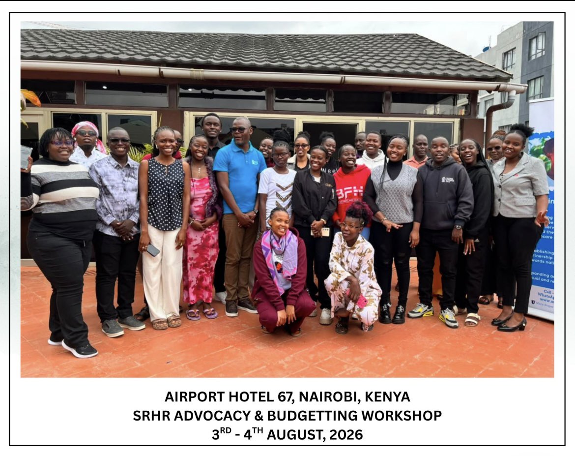GreenFor35894's tweet photo. GIST) Kenya joined fellow youth champions in Nairobi for an SRHR Advocacy and Budgeting Workshop hosted by @MarieStopesKe where we strengthened our skills in strategic advocacy, storytelling, and budget analysis to advance youth-responsive health policies and financing.
#SRHR https://t.co/NmZepFDprt