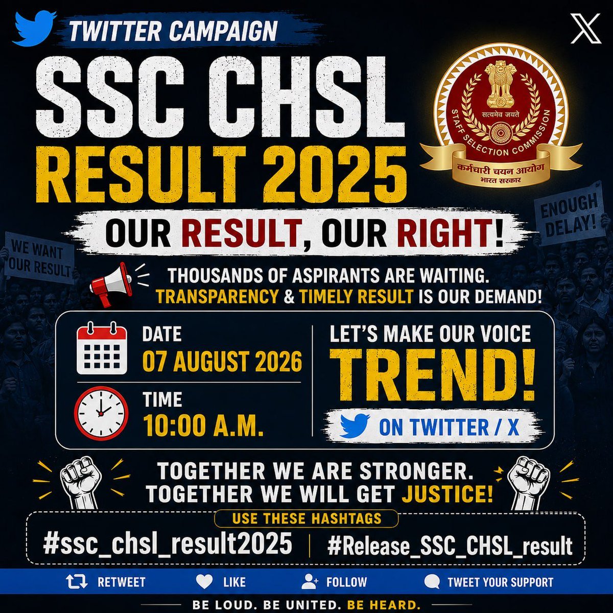 Abhishe07364581's tweet photo. #Release_SSC_CHSL_result 
We have been waiting for result since we filled post preference form 40 day ago https://t.co/ccquTr6k12