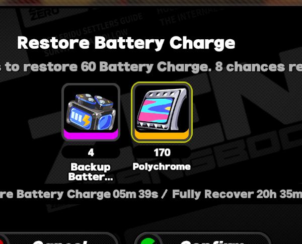 PopEridu's tweet photo. Aria reportedly converted all of her Polychromes into Battery Charge. https://t.co/RWTZTQUJ9S