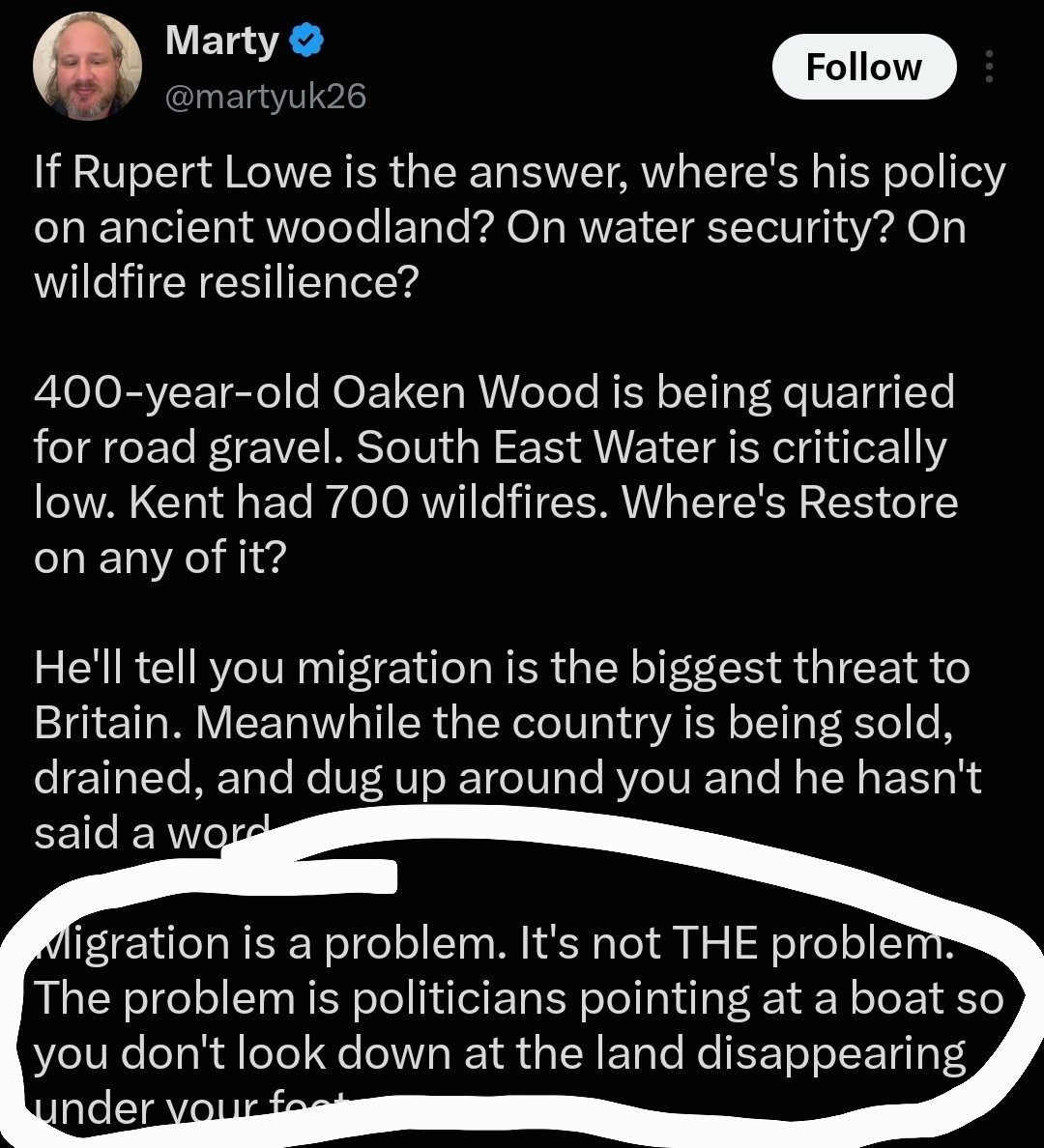 BritishBeef66's tweet photo. @martyuk26 @Nawjryw Yeah I dont think anyone should be listen to whatever shite it is you're talking here. On our current trajectory the native British are set to become a minority in the near future. Immigration and demographic security is the most important issue of our time. https://t.co/Je7n7rA19Y