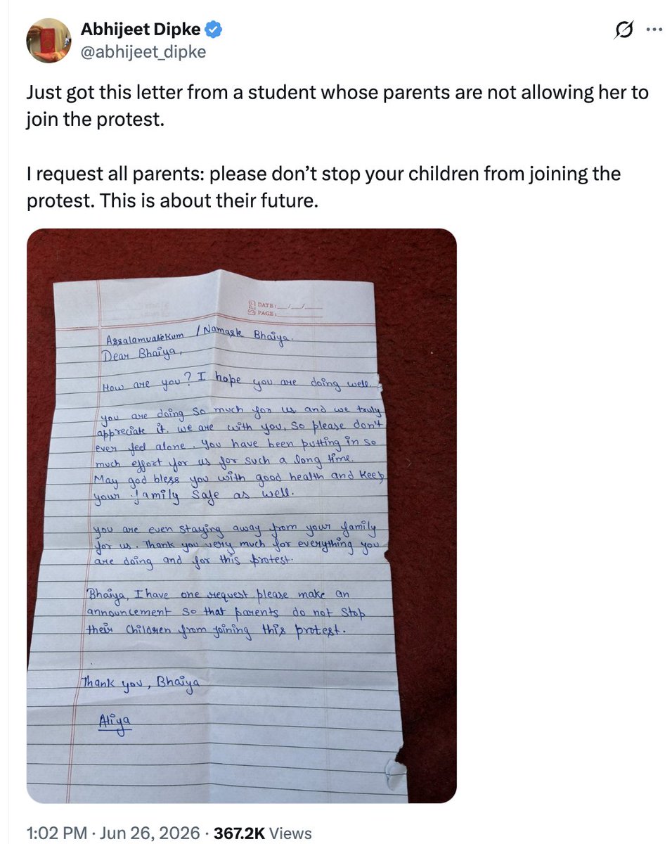 JaipurDialogues's tweet photo. There should be POCSO case against Dipke for inviting minors to protest site. https://t.co/PFEa8LeR6w