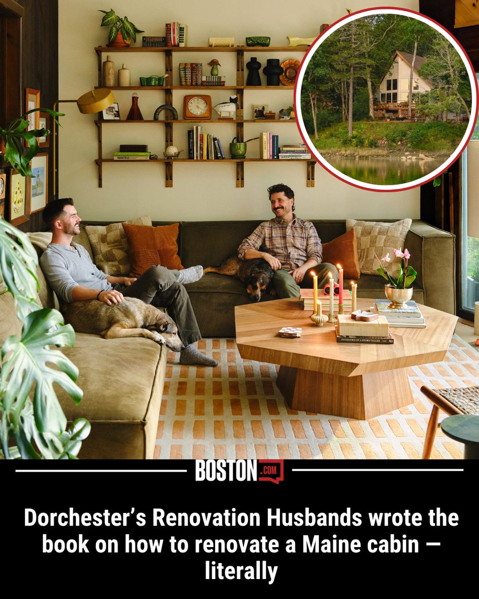 BostonDotCom's tweet photo. The HGTV winners and Instagram stars renovated a cabin in Midcoast Maine. Their new book on design landed them on “Good Morning America.” Here, they dish on how they do it.
https://t.co/Wu6SHN0xAx https://t.co/gHS4aMghpl