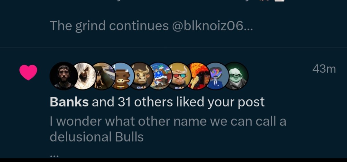 Kennyakins10's tweet photo. Just got a like from @Banks on our #ARTWORK post 

Stay tune for the final details Fams 

$ANSEM WILL WIN 🤞

@blknoiz06 is here for all https://t.co/nOD9ruwN5P