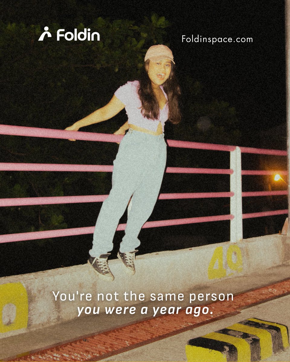 Foldin_space's tweet photo. You're so focused on how far you still have to go, that you forget how far you've already come. โจ
Take a moment to look back.
You're not the same person you were a year ago and that's something worth appreciating. ๐ค
๐ฟ https://t.co/8fCC5NYKF3
#Foldin #Growth #SelfReflection #ShowUp #ExperienceMore