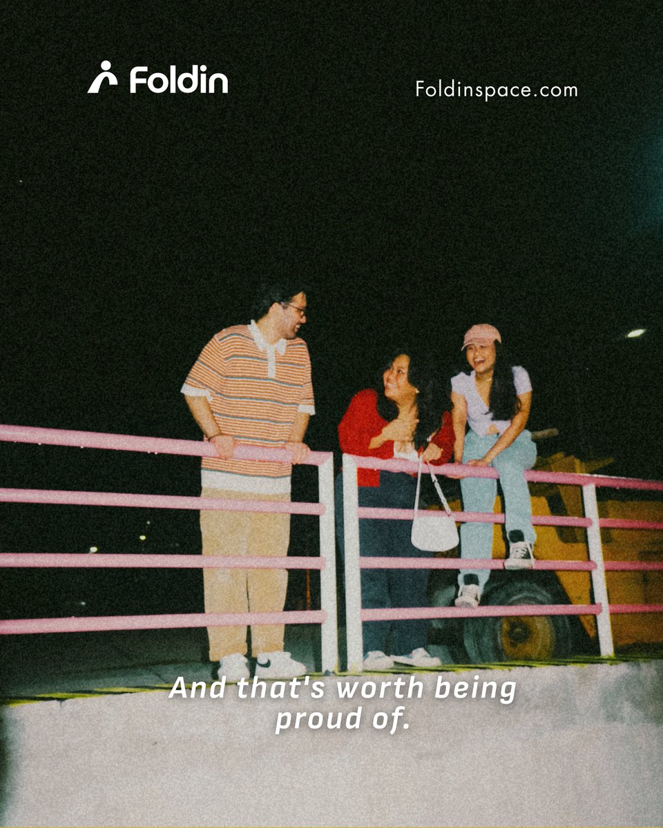 Foldin_space's tweet photo. You're so focused on how far you still have to go, that you forget how far you've already come. โจ
Take a moment to look back.
You're not the same person you were a year ago and that's something worth appreciating. ๐ค
๐ฟ https://t.co/8fCC5NYKF3
#Foldin #Growth #SelfReflection #ShowUp #ExperienceMore