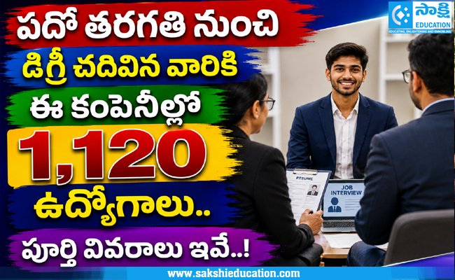 sakshibhavita's tweet photo. పదో తరగతి నుంచి డిగ్రీ చ‌దివిన వారికి ఈ కంపెనీల్లో 1,120 ఉద్యోగాలు.. పూర్తి వివ‌రాలు ఇవే..!
https://t.co/ZjSPpI7P1H 
#JobFair #JobMela #JobsinManyamDistrict #JobDrive #PrivateSectorRecruitment #WalkinInterview #JobRecruitment #JobsinAndhraPradesh #Jobs2026 https://t.co/WVnr3Ie0E9