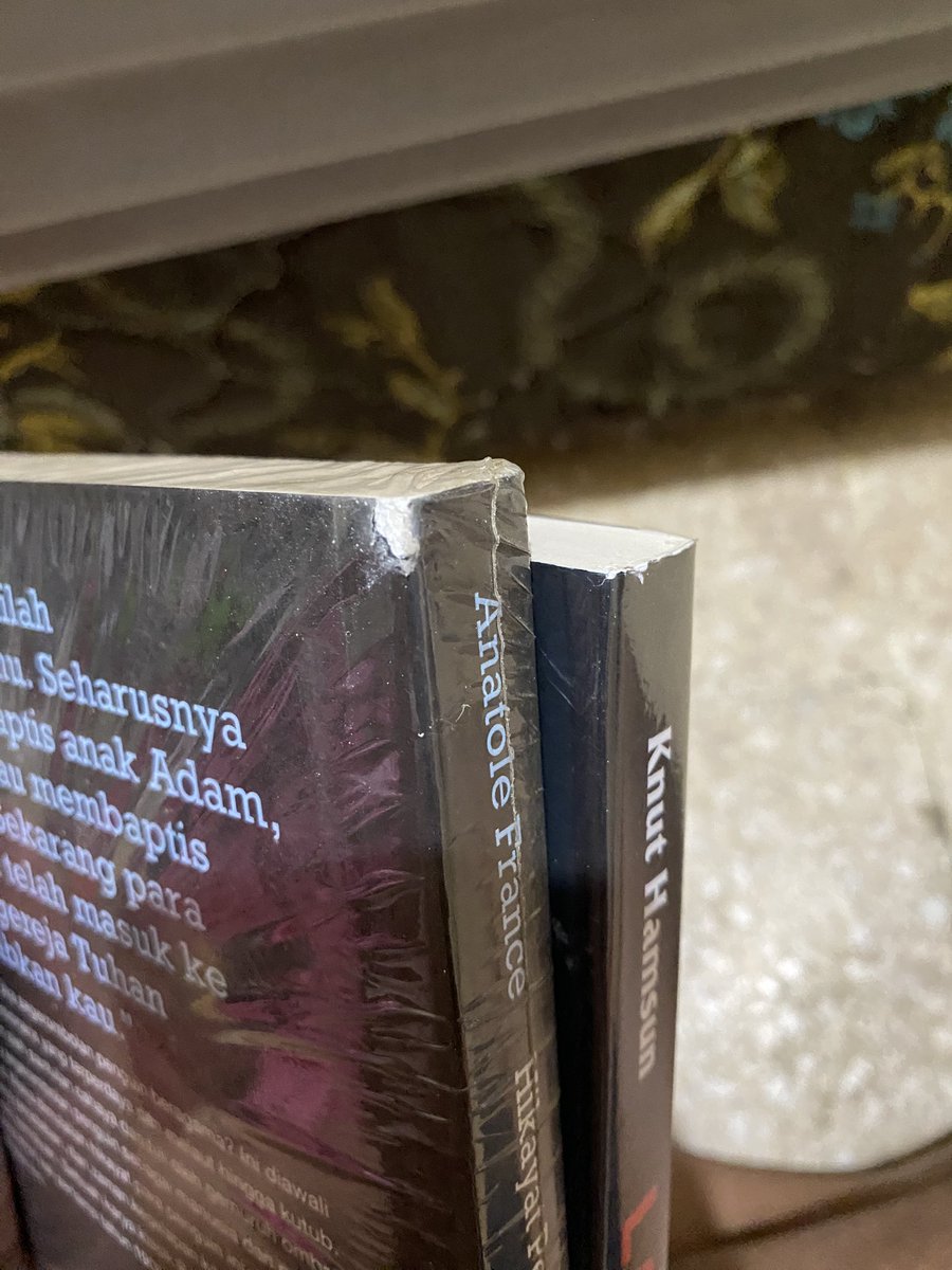 KOPIKAP_11's tweet photo. 2 paket buku yg tiba hari juga mencoba sabar tapi 1 paket terakhir saya sudah cape pd penyok dan lecet semua pdhl ketiga pakernya ada buble warp 😭 https://t.co/0Ty4pDAGSP