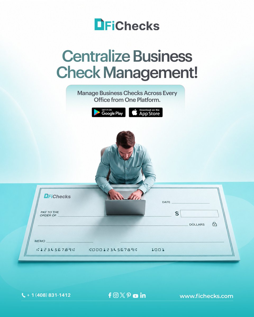 fichecks's tweet photo. Unify your business check operations with FiChecks. Print, mail, and manage checks for every office from a single dashboard, ensuring consistency, security and efficiency.
#fichecks #checkpayments #fintechsolutions https://t.co/Gf7Z5rZwZY