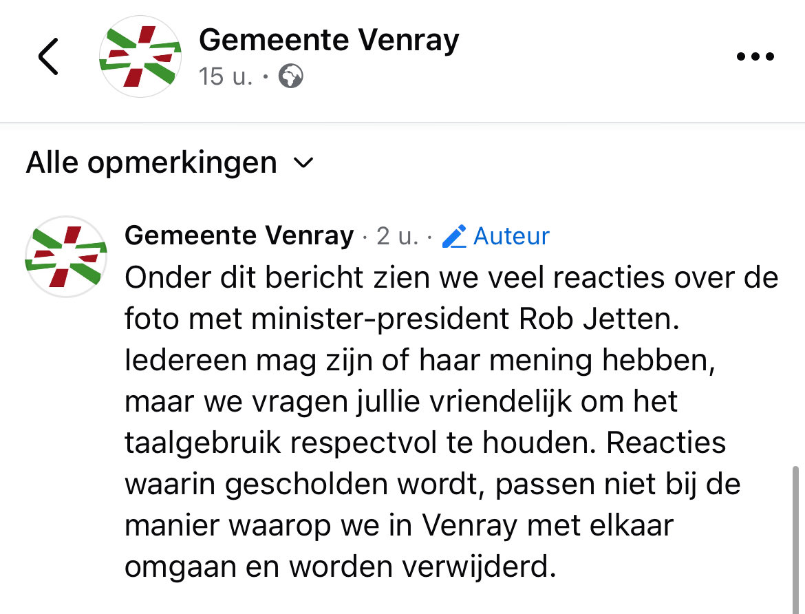 akkermans_amigo's tweet photo. In Venray wordt Rob Jetten D66 massaal uitgekotst. 

Als je zoveel ellende veroorzaakt hebt en nog gaat veroorzaken moet je niet verbaasd zijn. https://t.co/04jTAMs3m6
