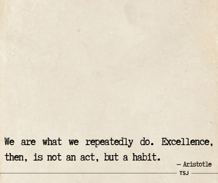 TheShiftJournal's tweet photo. habits make us https://t.co/h2iiKHR9az