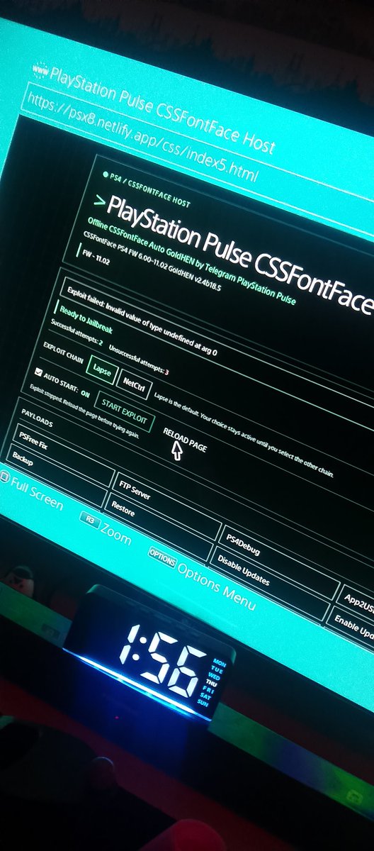 josephalphaog's tweet photo. @PSPulse1337 After a reboot offline cache loads but exploit fails https://t.co/dPSV89ycIx