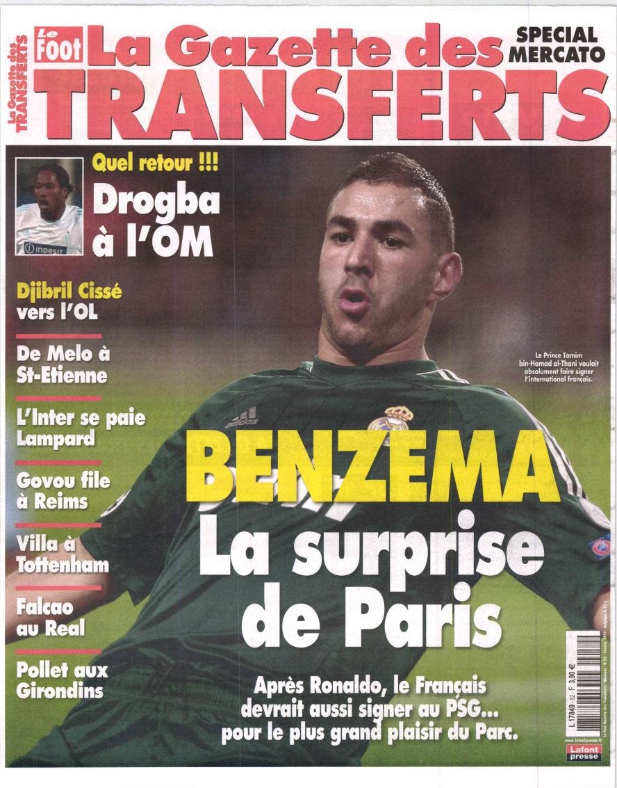 🔥"Quel retour !!! DROGBA À L'OM"

"BENZEMA, la surprise de Paris.
Aprè...