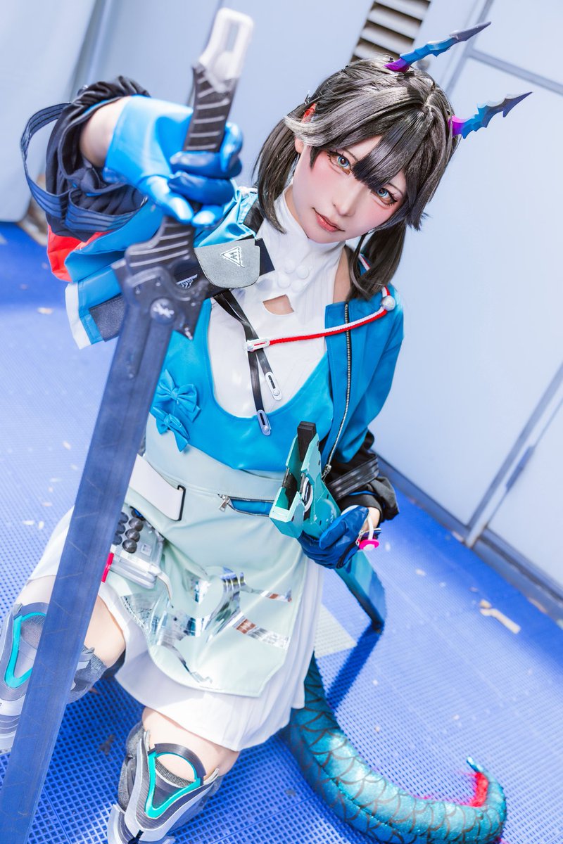 mochi_rnrn's tweet photo. Cosplay．アークナイツエンドフィールド

┈┈┈┈┈┈┈┈┈┈┈
チェン・センユー
┈┈┈┈┈┈┈┈┈┈┈

 #Endfield‌  #ChenQianyu  
 #コスサミ2026  #エンドフィールド https://t.co/HBgKxHpQVg