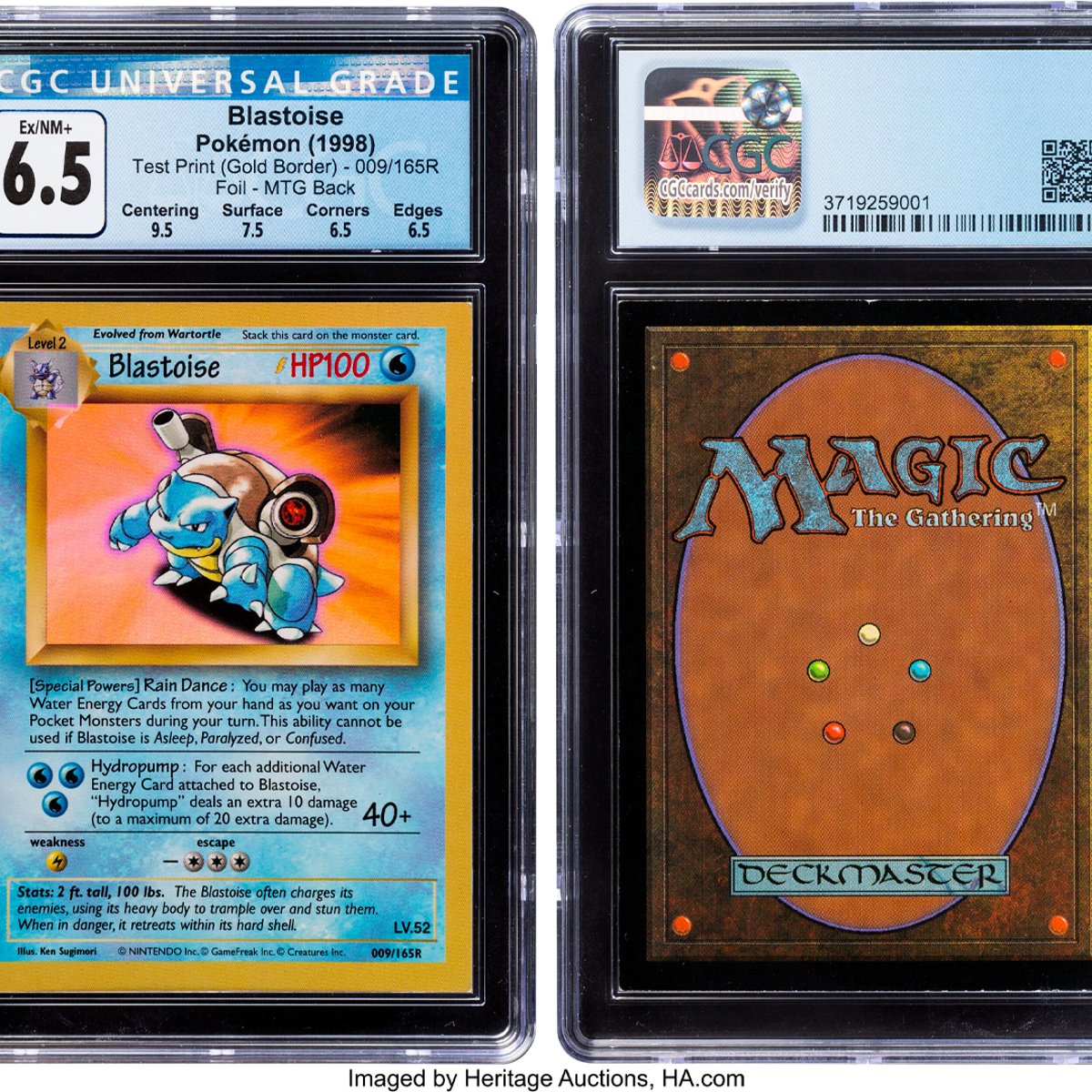 ZoraWeb3's tweet photo. One of the rarest Pokémon cards in history is technically a Magic: The Gathering card.

Before WOTC printed Pokémon, they created a prototype Blastoise with an MTG back to pitch Nintendo.

Imagine if they had said no. https://t.co/jRXrpQQa1R