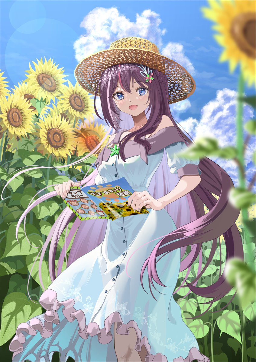 AZKi_VDiVA's tweet photo. おはあずき☀️花の日！ひまわり畑に行こーーっ🌻 https://t.co/S7G3WhU827
