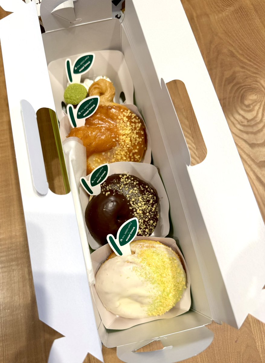 kuuma2017's tweet photo. ミセスドーナツ🍩美味しかった！！ https://t.co/klgslFqhXL