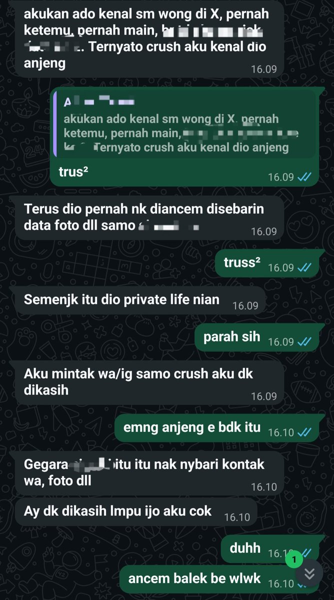 jaruu_05's tweet photo. parah nn bdk itu y, pacak ngancem baee wkwkw, klo dngn aku lah ku ancem balek hihi~, syp lh e kiro² yg klian tau kmi bhas siapo? https://t.co/9roYM6XIWl