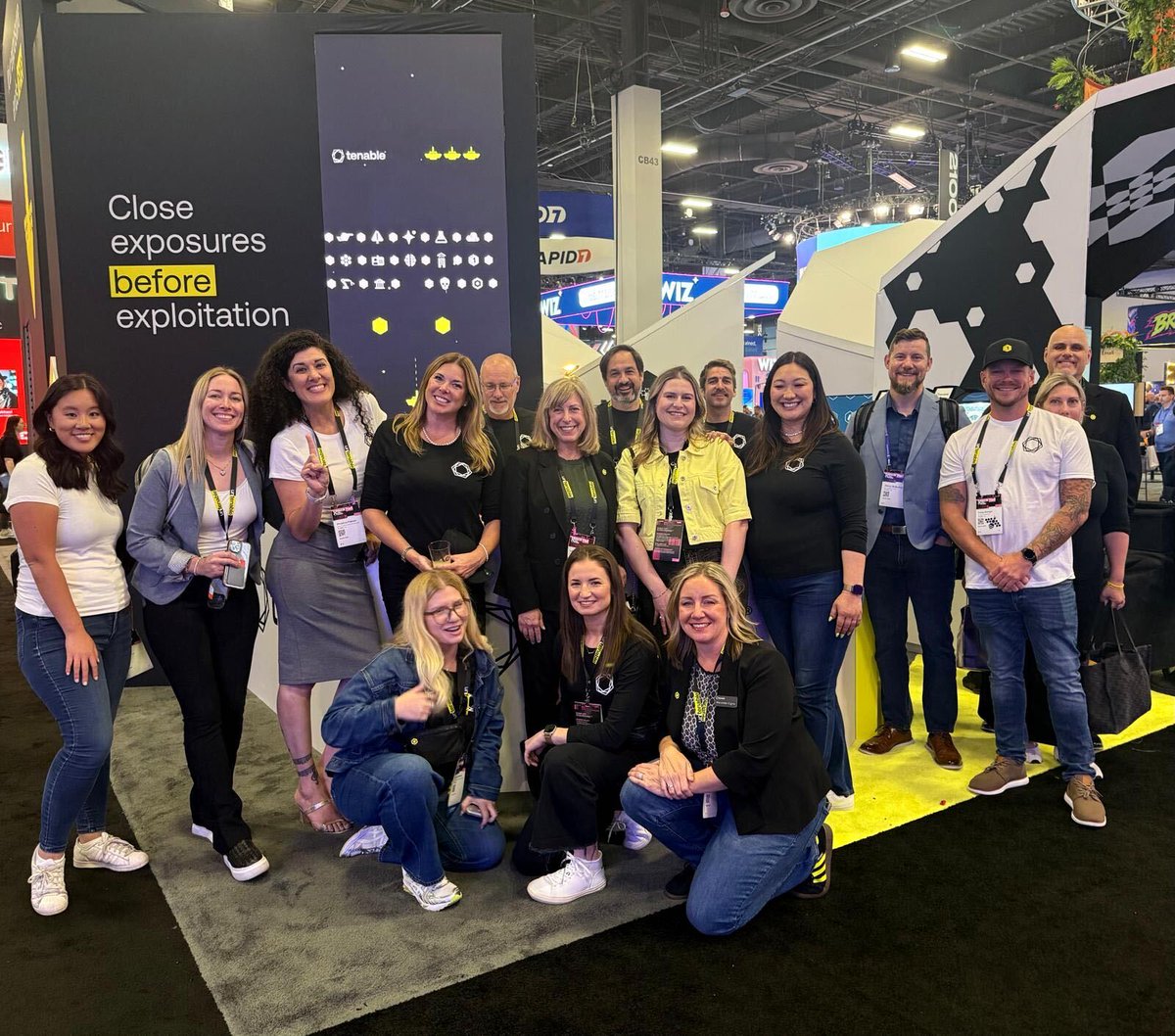 TenableSecurity's tweet photo. Doing your final lap around #BHUSA? Stop by Booth #2639! Our team is on the floor showing how to turn #AI chaos into total control before the show closes. #ExposureManagement https://t.co/DjQcvSbfMN