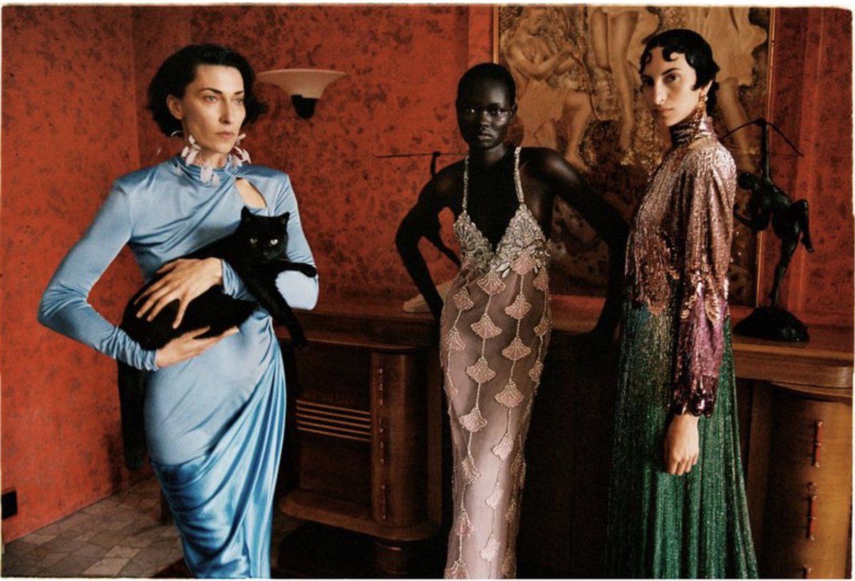 jacquemusx's tweet photo. Renata Scheffer, Anamaria Cioboata and Ateta Jok Deng for Vogue Scandinavia ✨ https://t.co/V8rZf7nUmL
