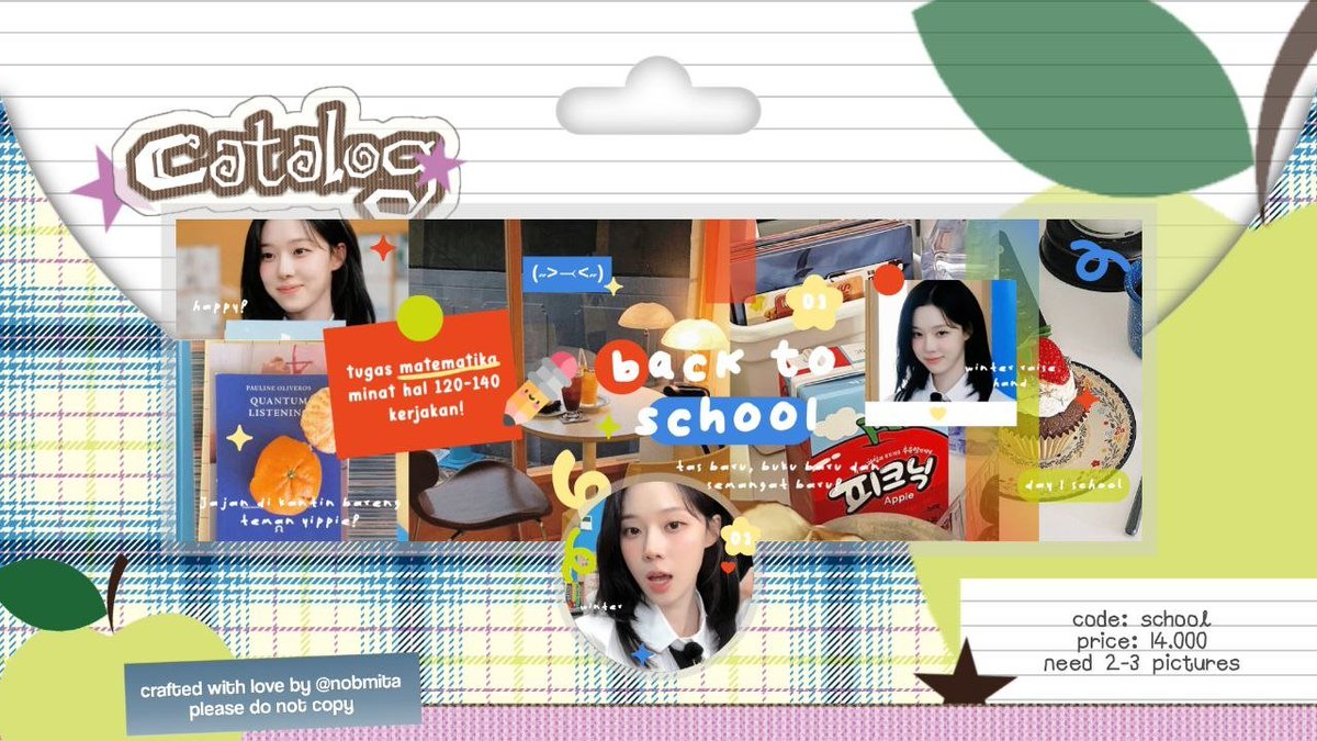 sugawr's tweet photo. help repost, akunku ga masuk ht :c

haii! karna keperluan mendesak aku harus bayar cicilan ukt, kayne mau sell template layout dari katalog aku, price 125k/each yaaa! jika berminat bisa dm akuu, timakacii 🫶🏻 https://t.co/xjqxK4PJuW
