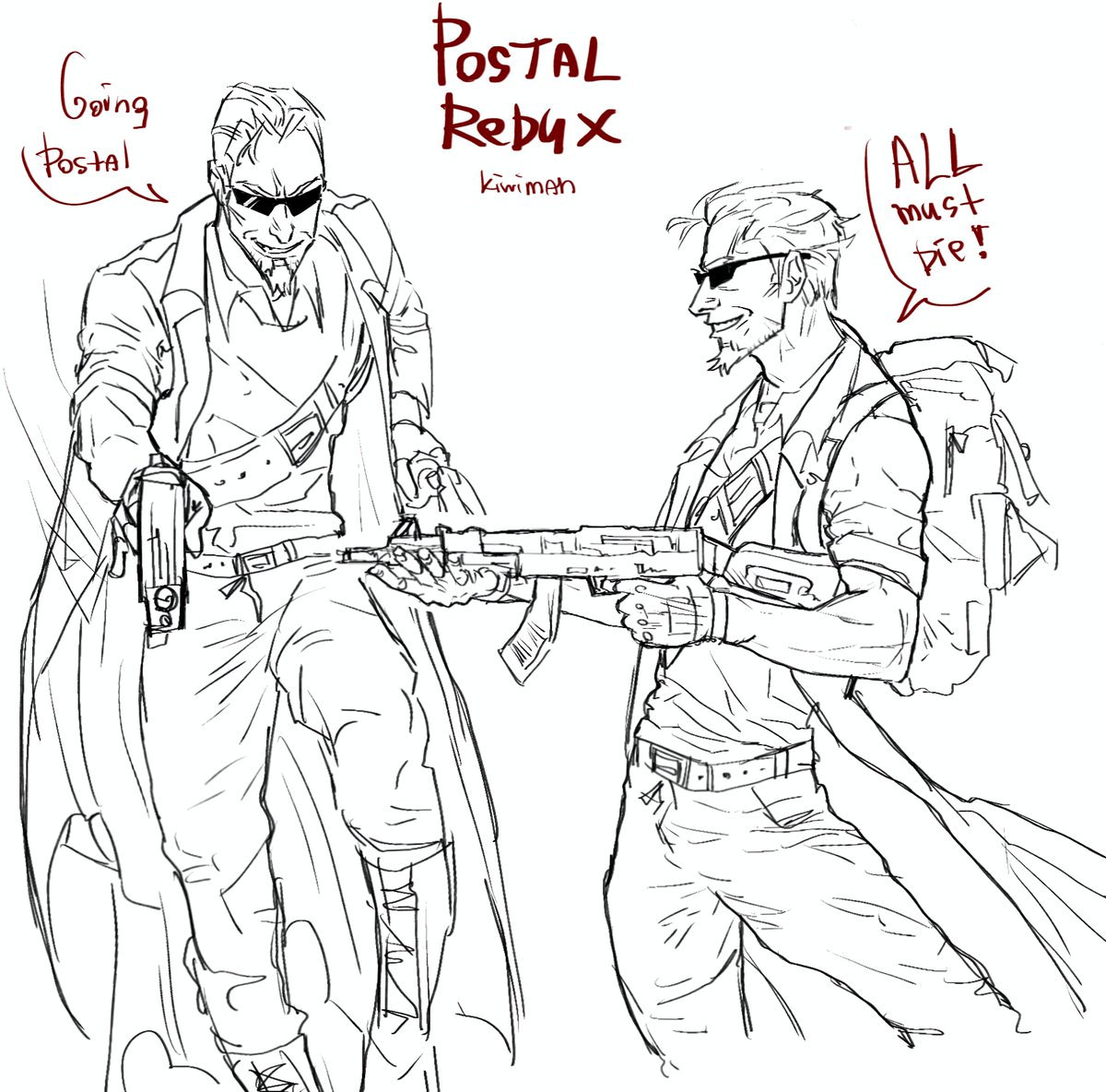 kiwimaan's tweet photo. #postaldude #postal3
Redux and P3 https://t.co/2PCBxUY4V2