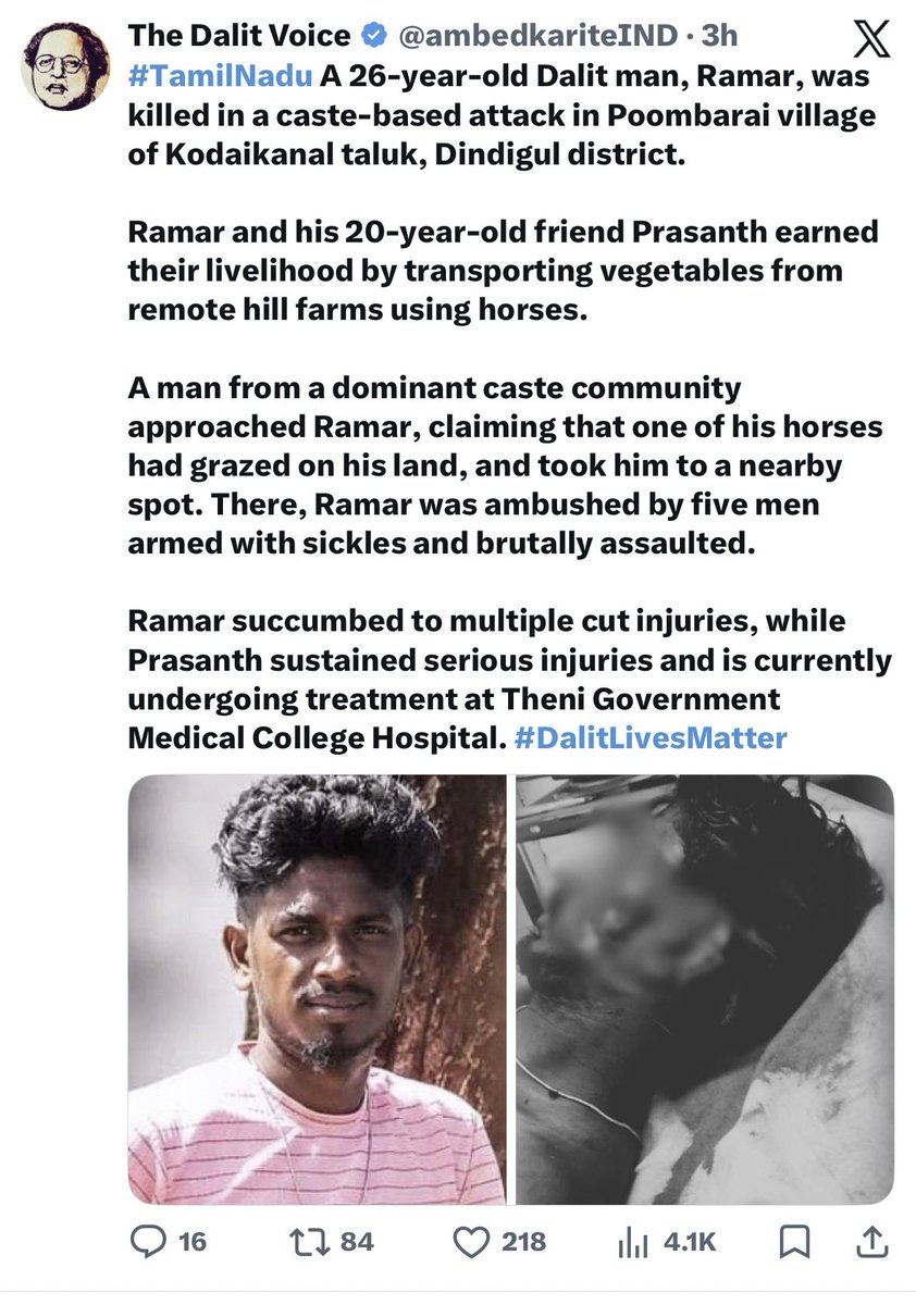 itzNikiiii's tweet photo. This is #india
This cast system when it ends
This is not a Democracy India it Is Cast India where is the Law ? Social justice?
#DalitLivesMatter #castindia https://t.co/lnSO6Vo7XZ