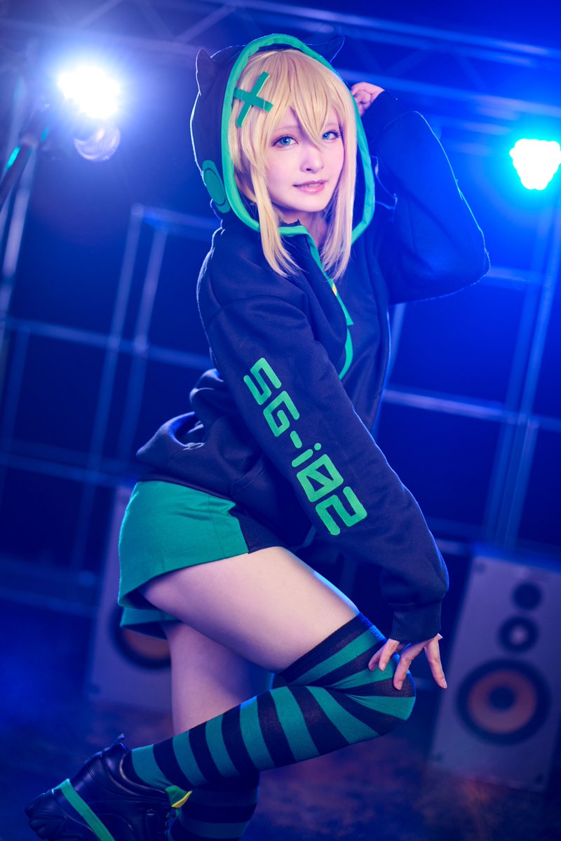 tsukky290_11's tweet photo. 【コスプレ/cosplay】

戦姫絶唱シンフォギア
　暁切歌/ギアマニ衣装

💚🎤🎶💫

Photo:なう(@NAWxvii )
studio:ノンタウン(@town_na )

#cosplay https://t.co/cP0psxwhiy