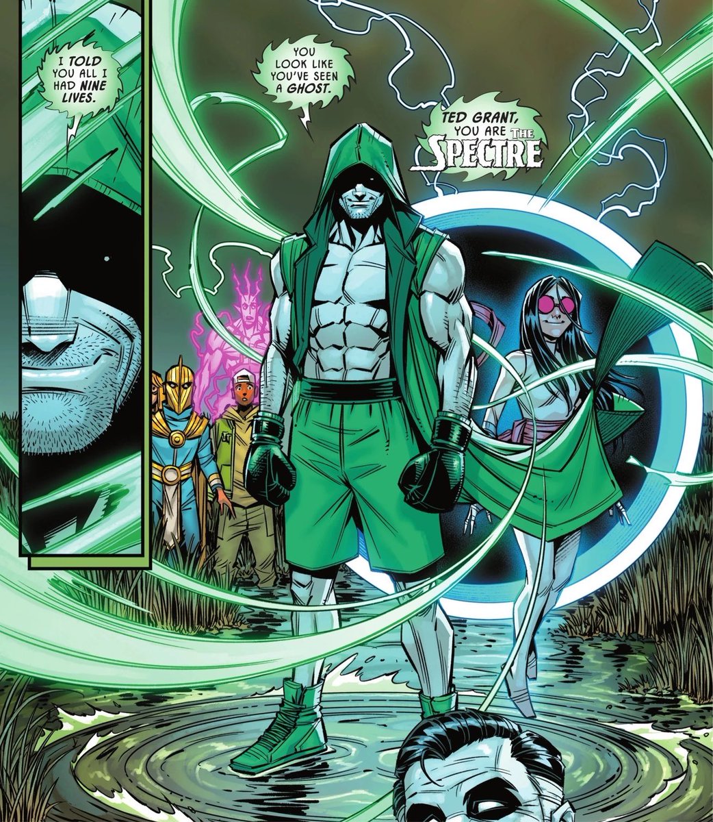 ThatComicFan3's tweet photo. Ted Grant is now The Spectre https://t.co/BpY8Q5axFK