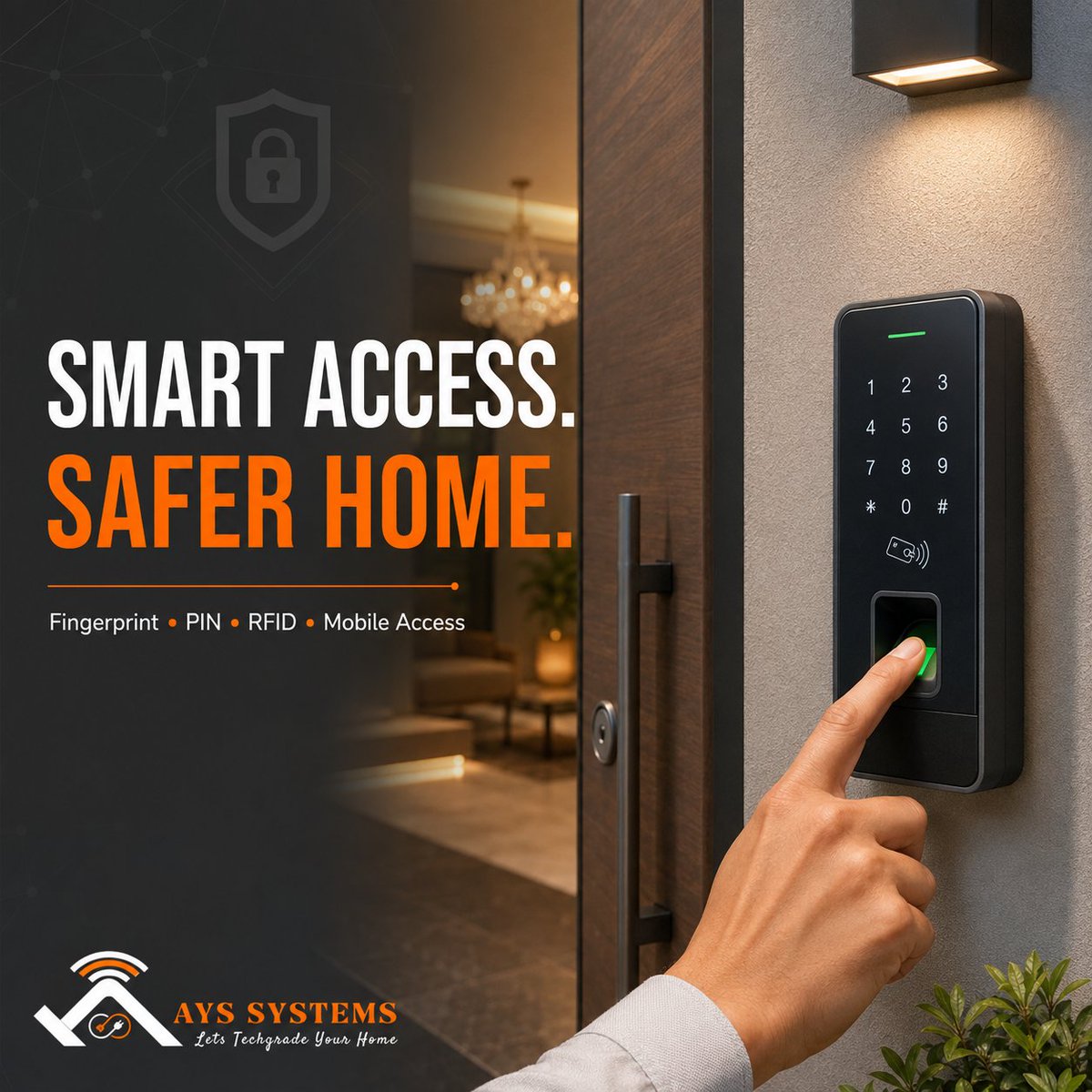 ayssystemuk's tweet photo. 𝐒𝐦𝐚𝐫𝐭𝐞𝐫 𝐀𝐜𝐜𝐞𝐬𝐬. 𝐒𝐚𝐟𝐞𝐫 𝐇𝐨𝐦𝐞.

Traditional keys can be lost, copied or forgotten. A modern access control system gives you greater control over who can enter your home and when.

#AccessControl #HomeSecurity https://t.co/XE9FwYi8Q4