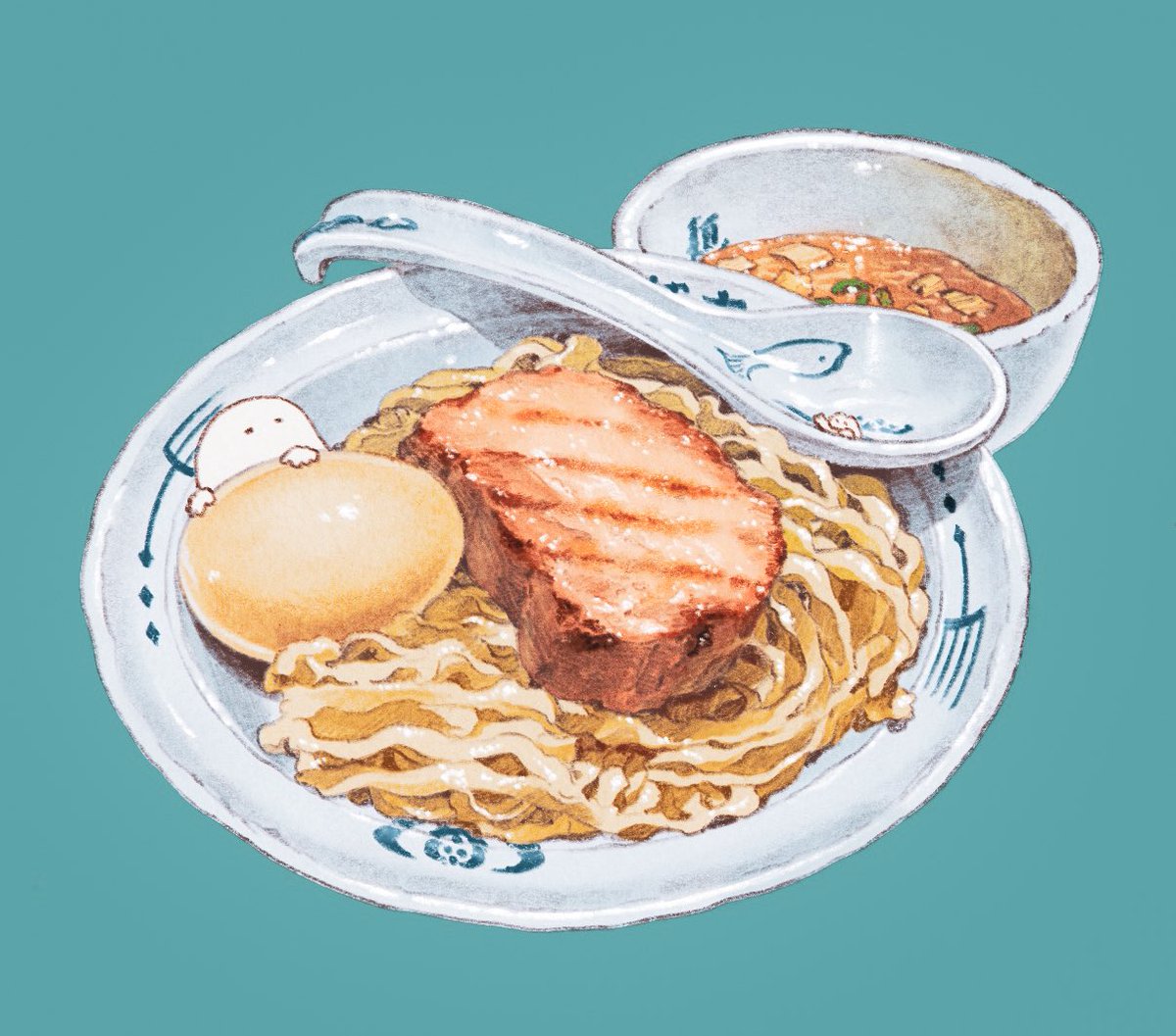 shuunomo's tweet photo. 濃厚つけ麺 https://t.co/6gBLSUWRWI