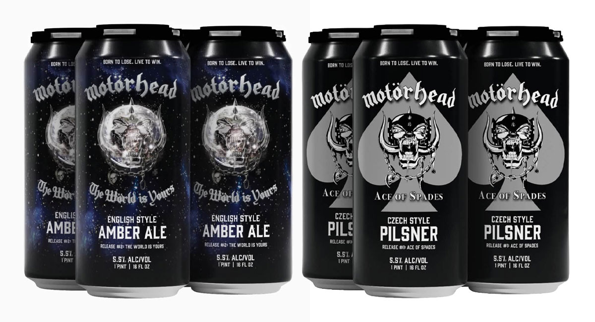 RecCollMag's tweet photo. #Motorhead Road Crew The World Is Yours ale and Ace Of Spaces lager is out via BevNomad. https://t.co/ikDN0gAbix