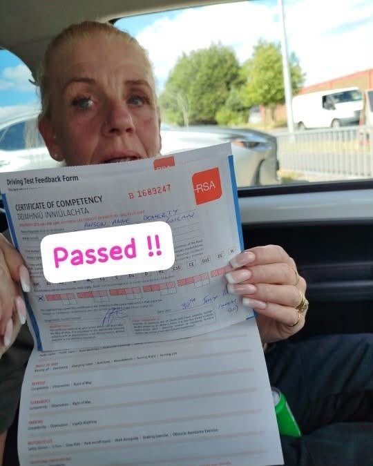 irishagent12's tweet photo. Congratulations 🎊 👏🏻 
Well done 
#irishlicense #learnerspermit #fulllicense #ireland #dublin #provisional #theory #learntodrive #corck #Dublin https://t.co/pxOvi67Gny